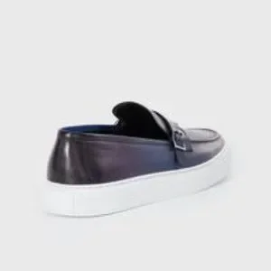 Paul Stuart Guanto III Loafer Sneaker Navy Original Price $450 Size 9.5 William - Dark Navy Suede | Mens Loafer | | Barker Shoes USA main image 4